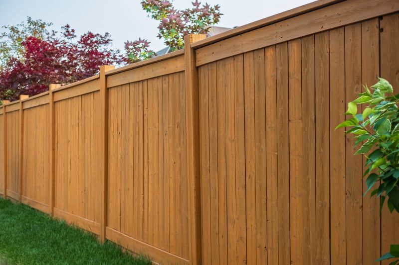 Finished Wood Fence